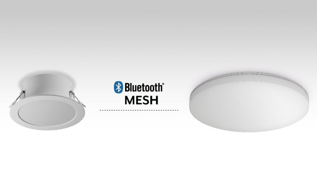 Für eine intelligente und effiziente Lichtschaltung können die Downlights RS PRO DL 150/ 200 SC sortimentsübergreifend mit allen STEINEL Bluetooth Mesh Produkten vernetzt werden.